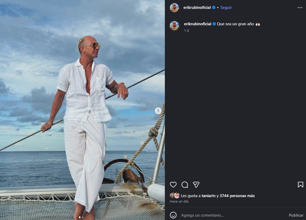 Erik Rubín reacciona al noviazgo de Andrea Legarreta y Luis Carlos Origel