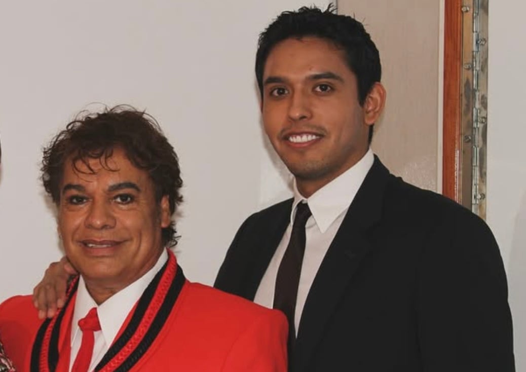 Juan Gabriel y su hijo, Iván Aguilera