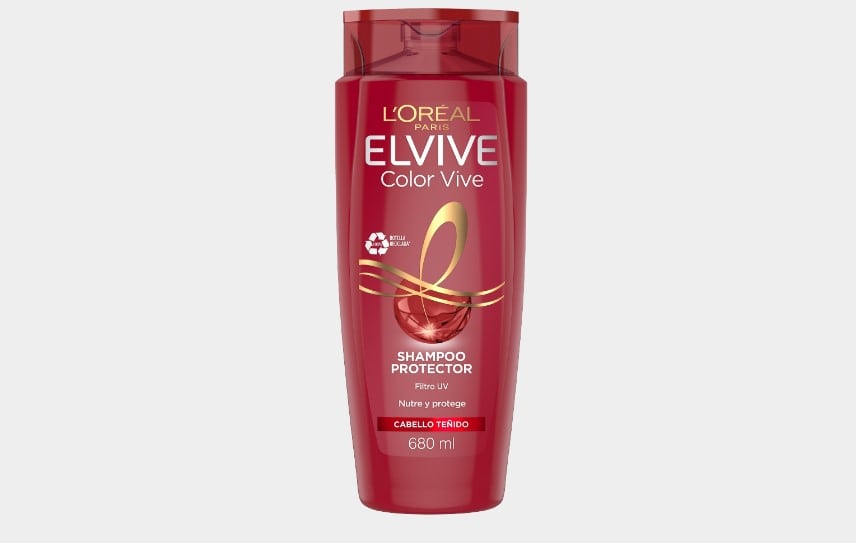 Shampoo Elvive rojo