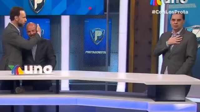 Zague besa a Luis García