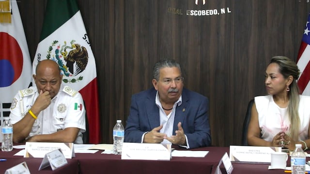 José Antonio Quiroga encabeza reunión de seguridad y presenta logros en Escobedo.