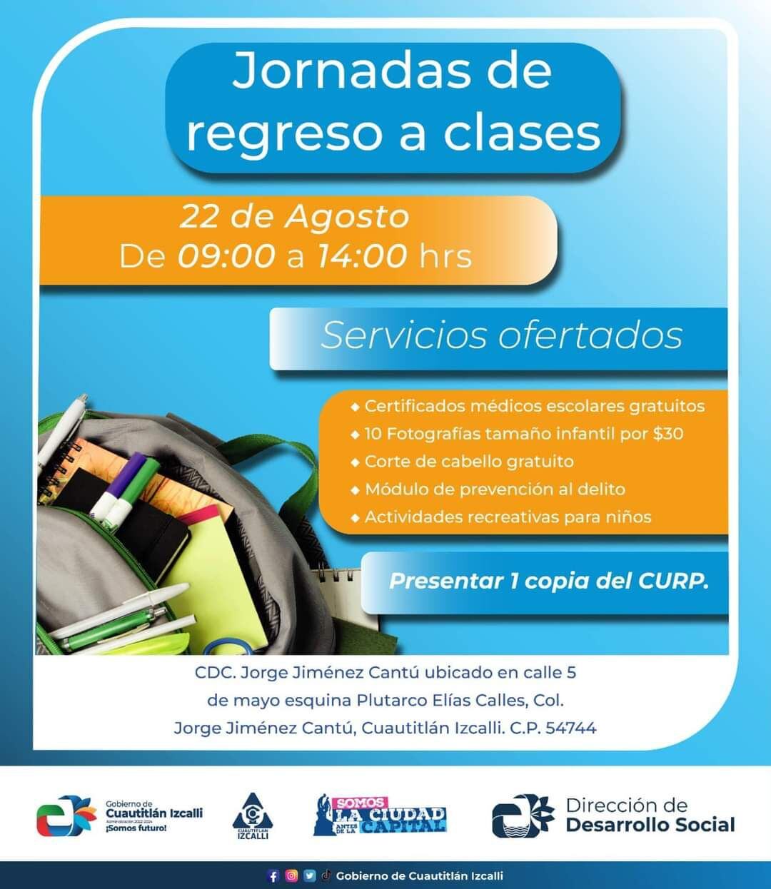 Karla Fiesco invita a las jornadas de regreso a clases