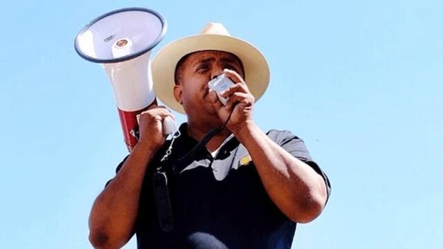 Irineo Mujica, integrante de la organización Pueblos Sin Fronteras.