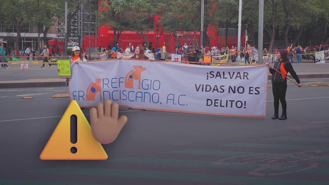 Protestas de Refugio Franciscano afectan Reforma e Insurgentes; Metrobús interrumpido