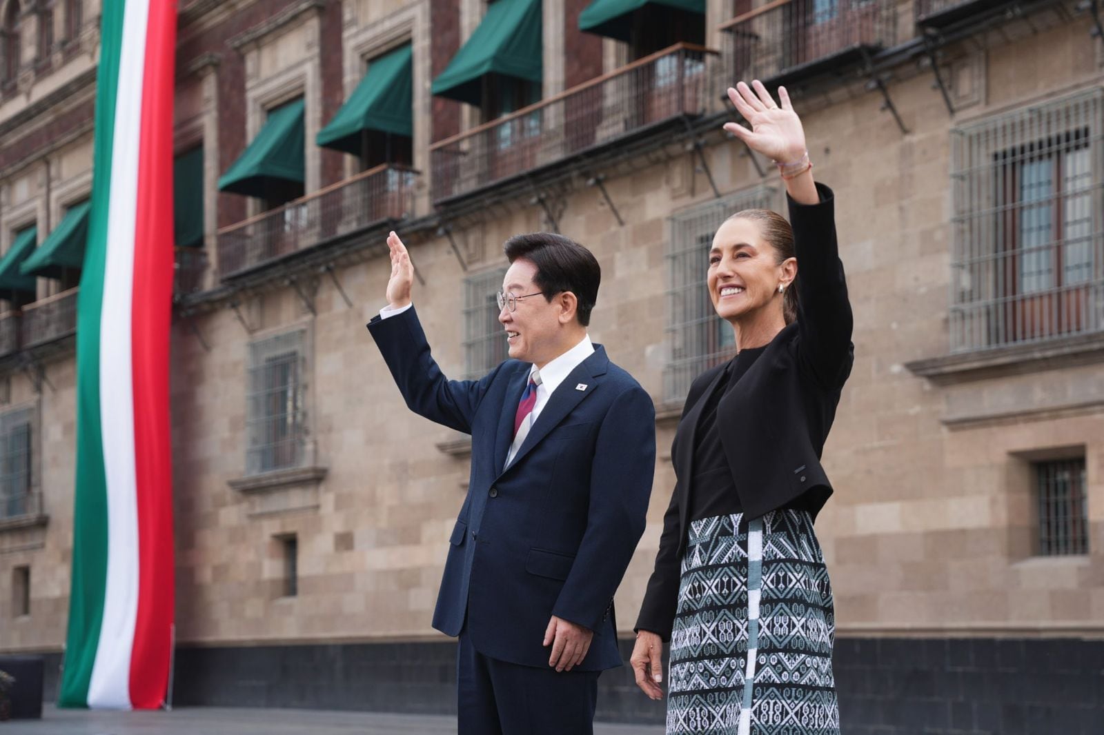 Claudia Sheinbaum y Lee Jae-myung