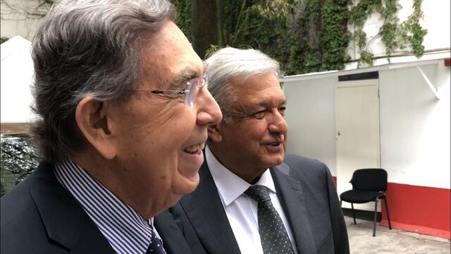Cuauhtémoc Cárdenas y AMLO