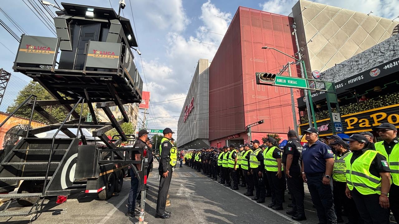Final Toluca vs Tigres contará con operativo de seguridad de más de 600 elementos.