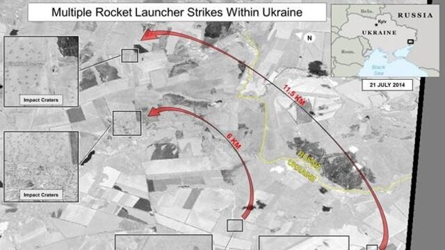 (@GeoffPyatt) Imágenes que demostrarían que Rusia atacó bases militares en Ucrania