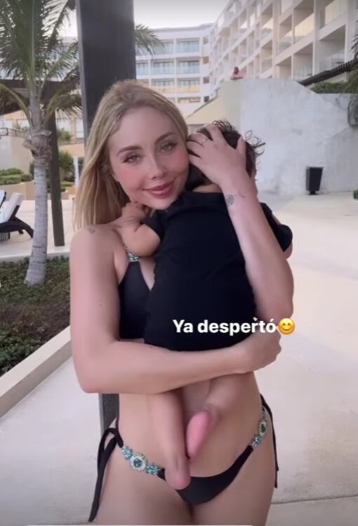 Maya Nazor vacaciona en Cancún