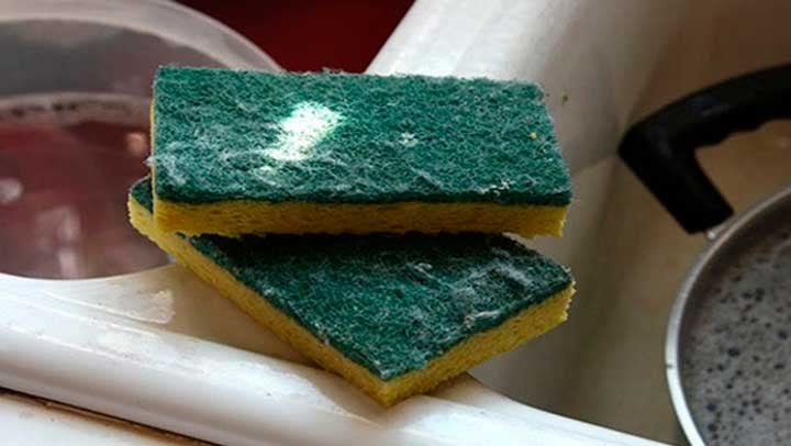 Esponjas para lavar los trastes de cocina