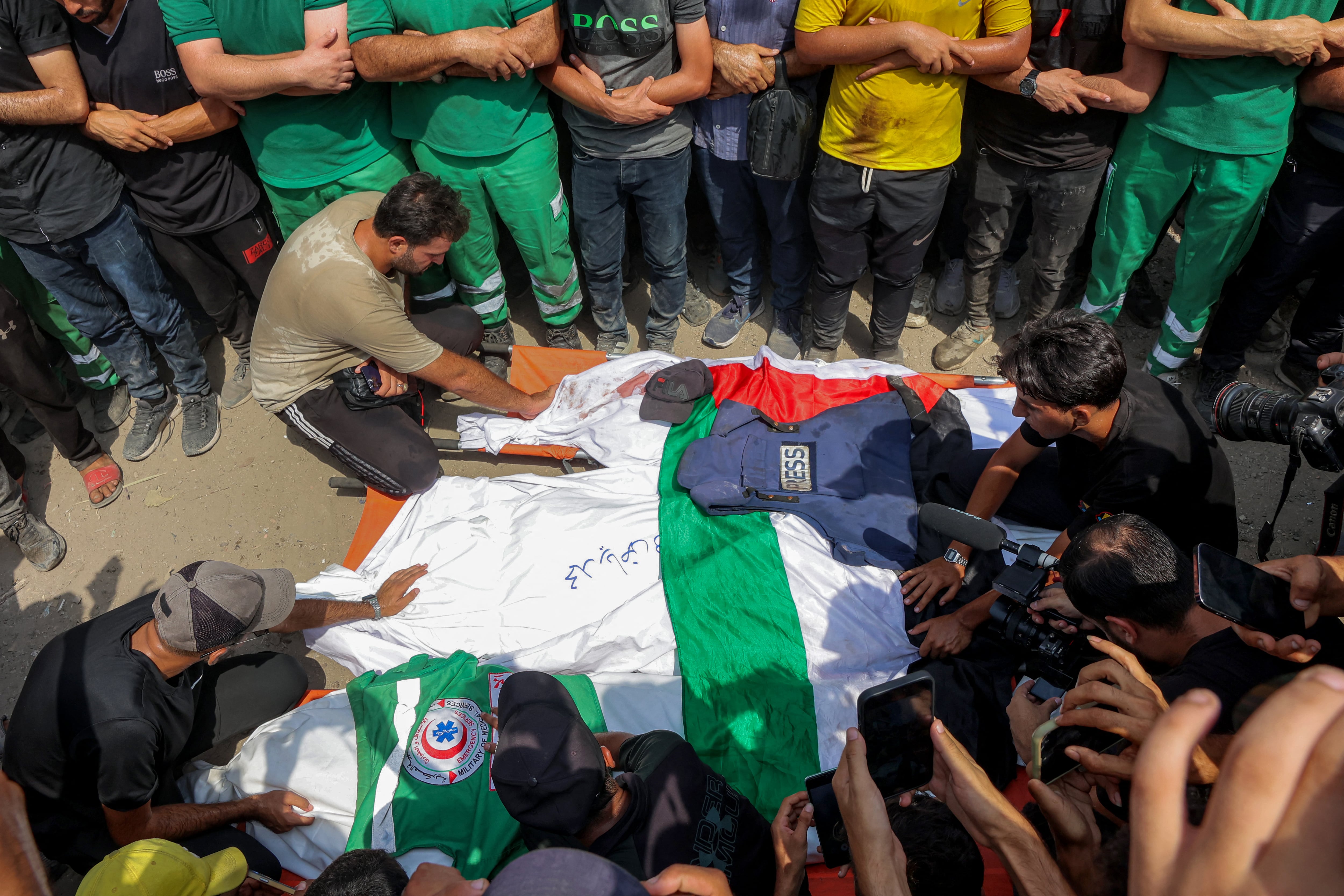 Mueren 6 periodistas en Gaza tras bombardeo de Israel