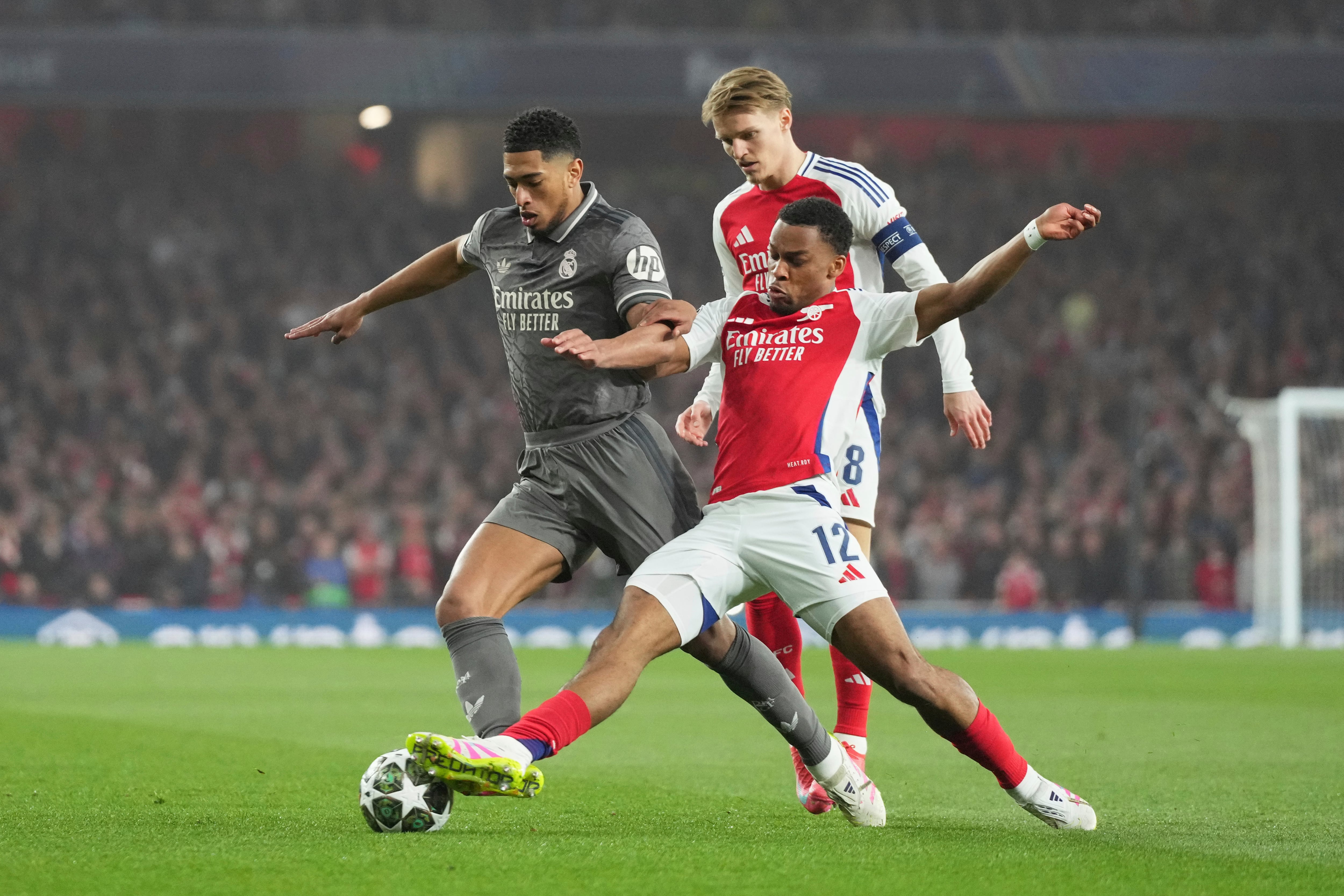 Arsenal vs Real Madrid.