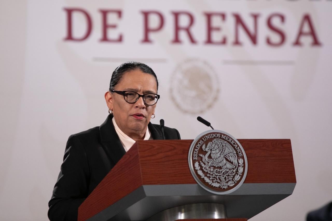 Rosa Icela Rodríguez presenta informe