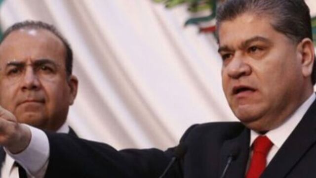 Miguel Riquelme en su toma de protesta