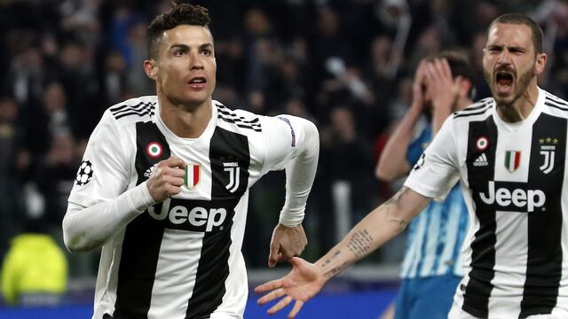 Cristiano marcó los tes goles ante los colchoneros.