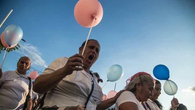 Marcha contra los matrimonios gay.