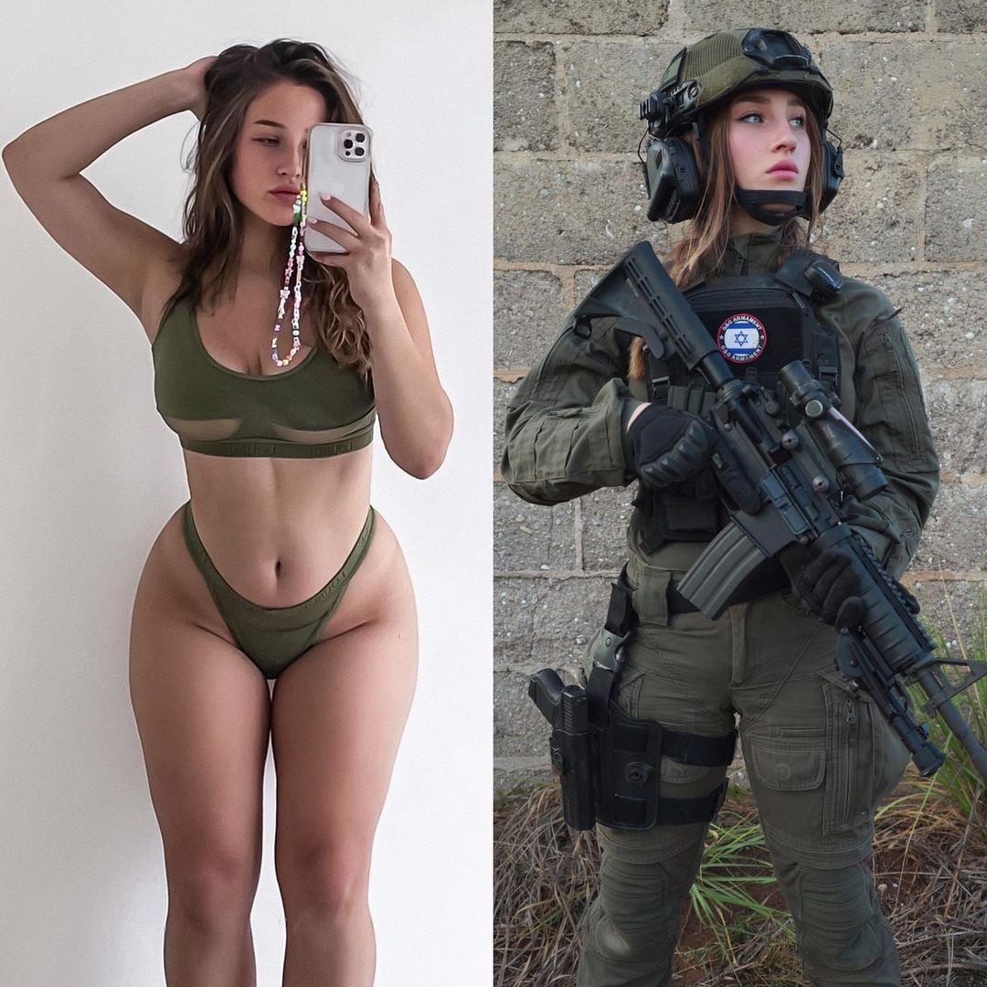 Natalia Fadeev, la modelo de Onlyfans que está en la guerra de Israel contra Hamás.