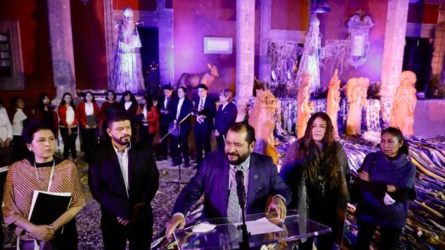 Coyoacán instala tradicional nacimiento navideño