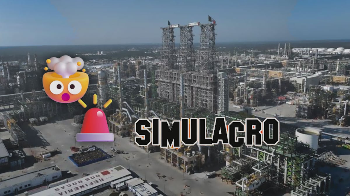 Antes del incendio, hubo simulacro en refinería Dos Bocas
