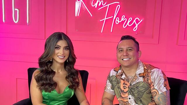 Kimberly Flores y Edwin Luna