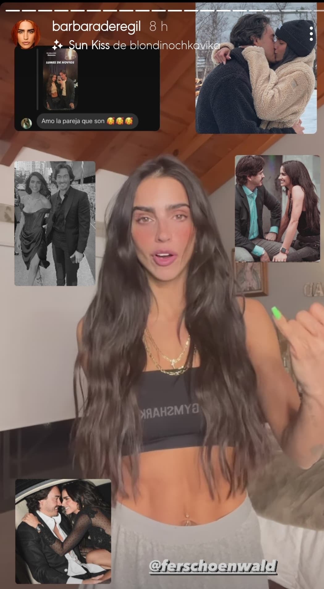 Bárbara de Regil hizo a Fernando Schoenwald su socio.