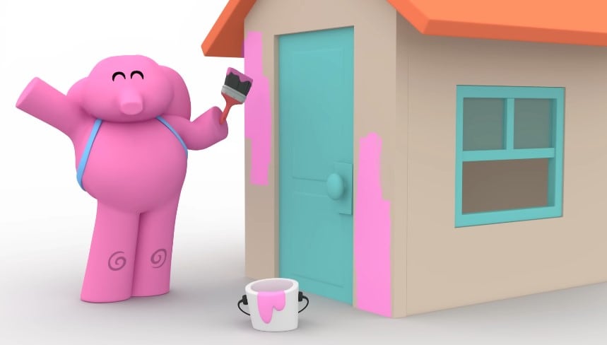 La casa de los colores de Pocoyó