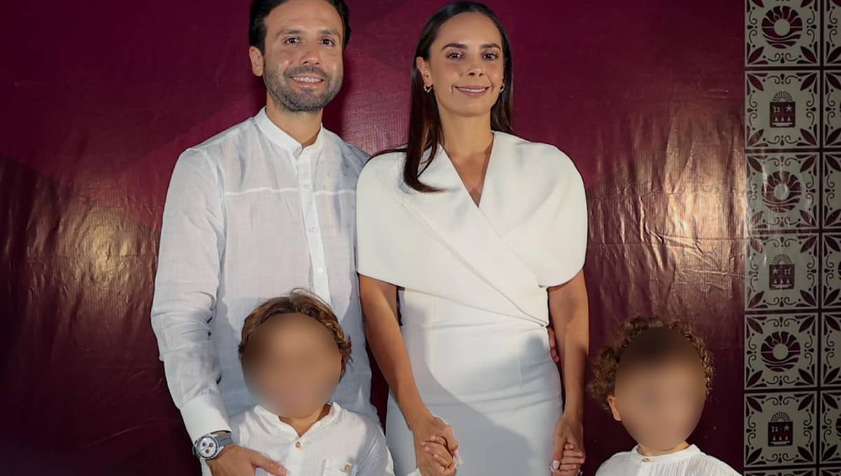Ana Paty Peralta y sus hijos