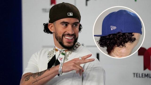 ¿Bad Bunny usa peluca? Quién se la hizo, lo exhibe en video y ahora todos se pregunta si es calvo