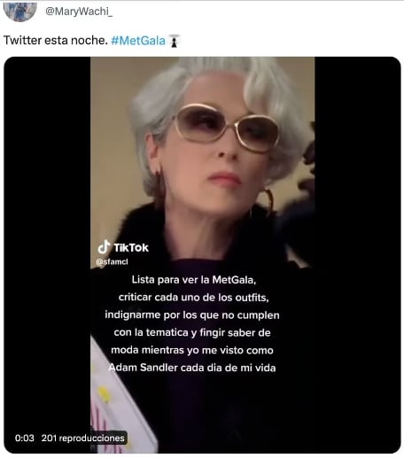 Memes de la Met Gala 2023