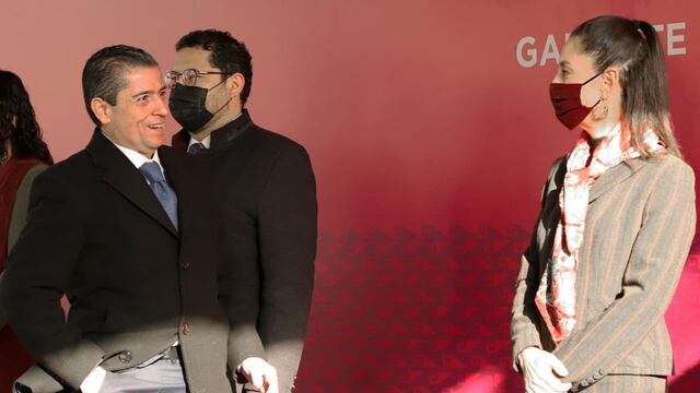 Giovani Gutiérrez y Claudia Sheinbaum