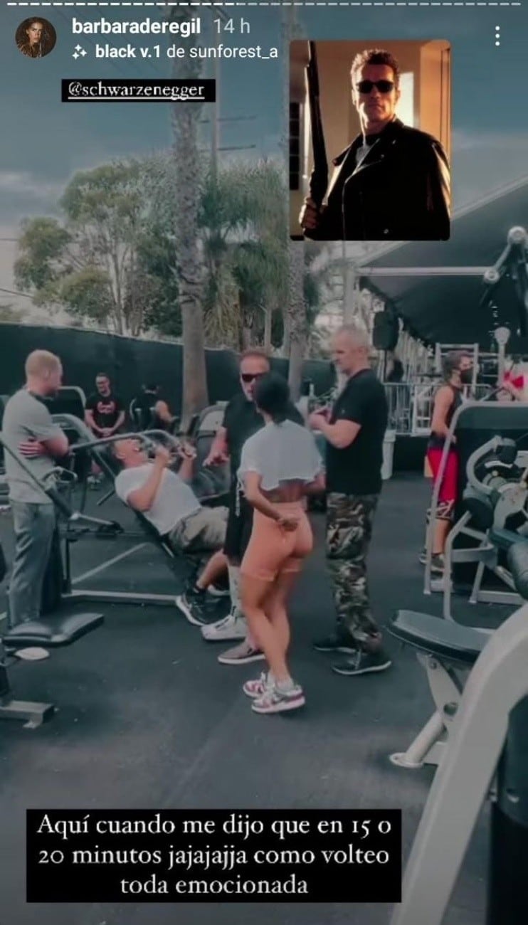 Bárbara de Regil presume encuentro con Arnold Schwarzenegger