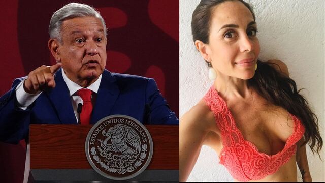 AMLO y Julia Orayen