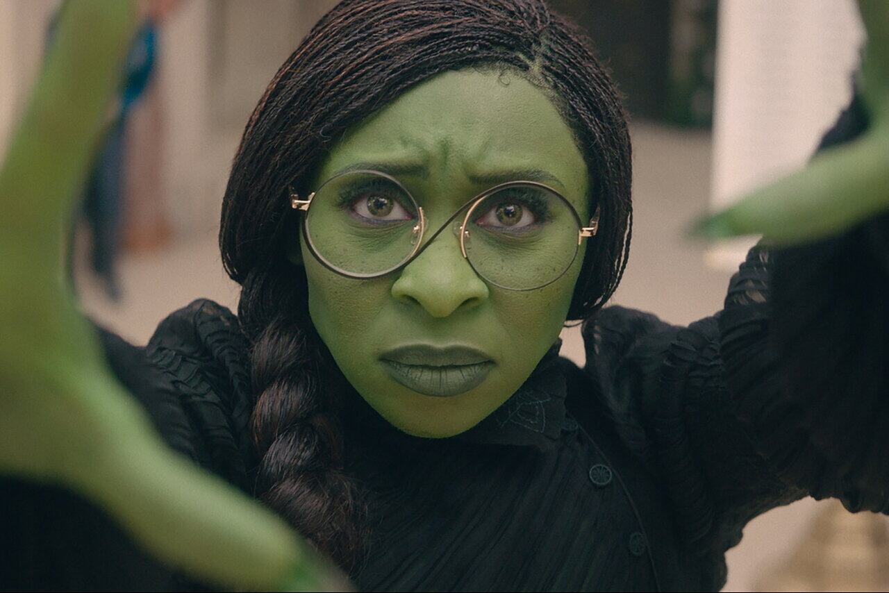 Cynthia Erivo como Elphaba en Wicked