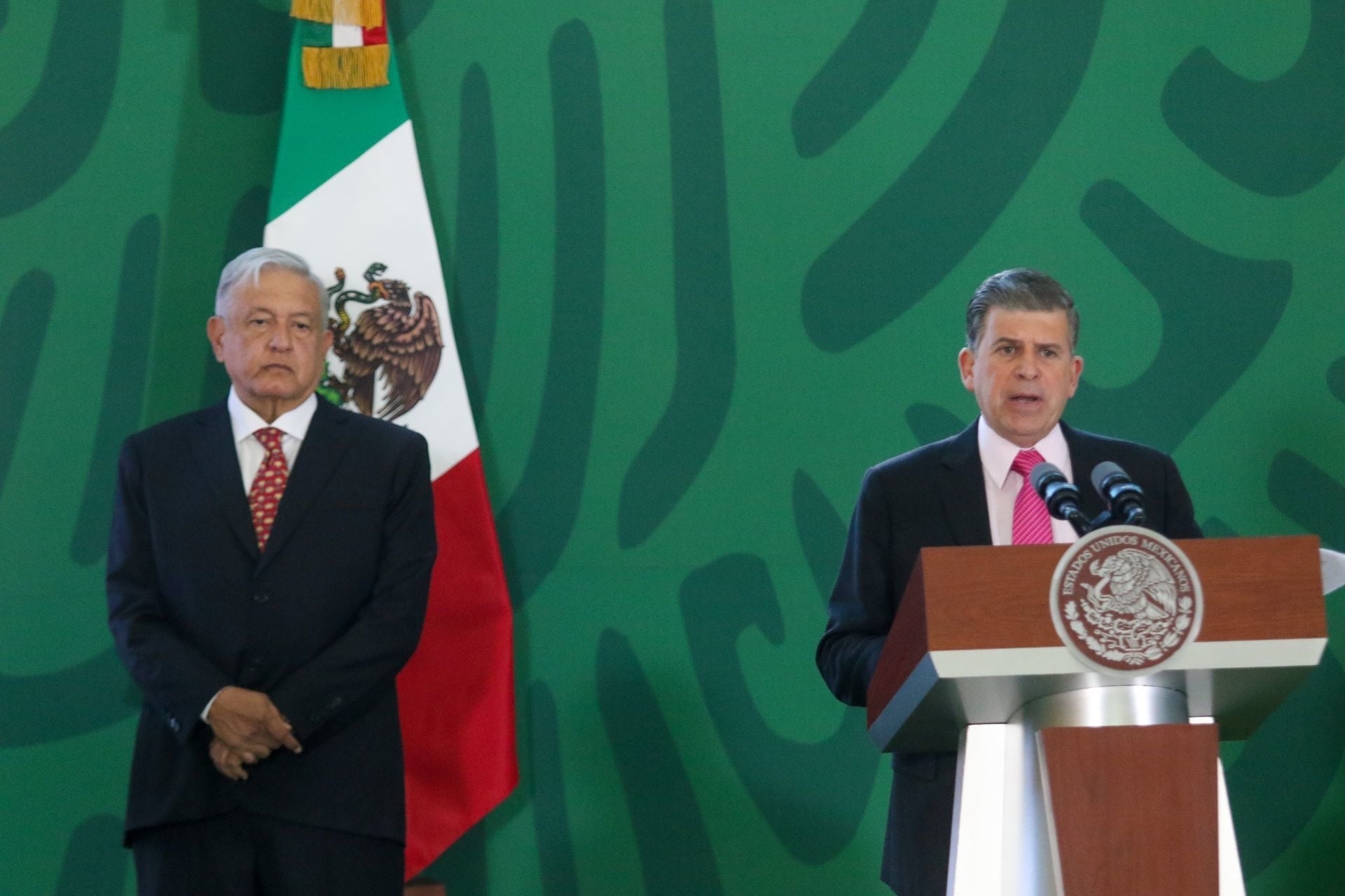 Ricardo Sheffield, titular de Profeco, con el presidente AMLO.