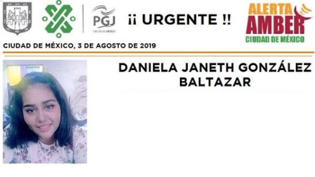 Daniela Janeth González Baltazar tiene 16 años