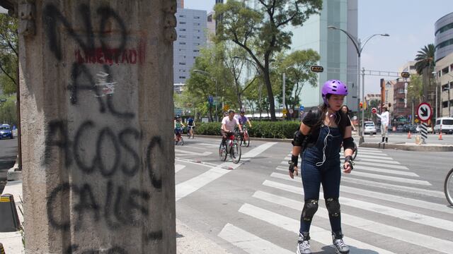 "No al acoso callejero".