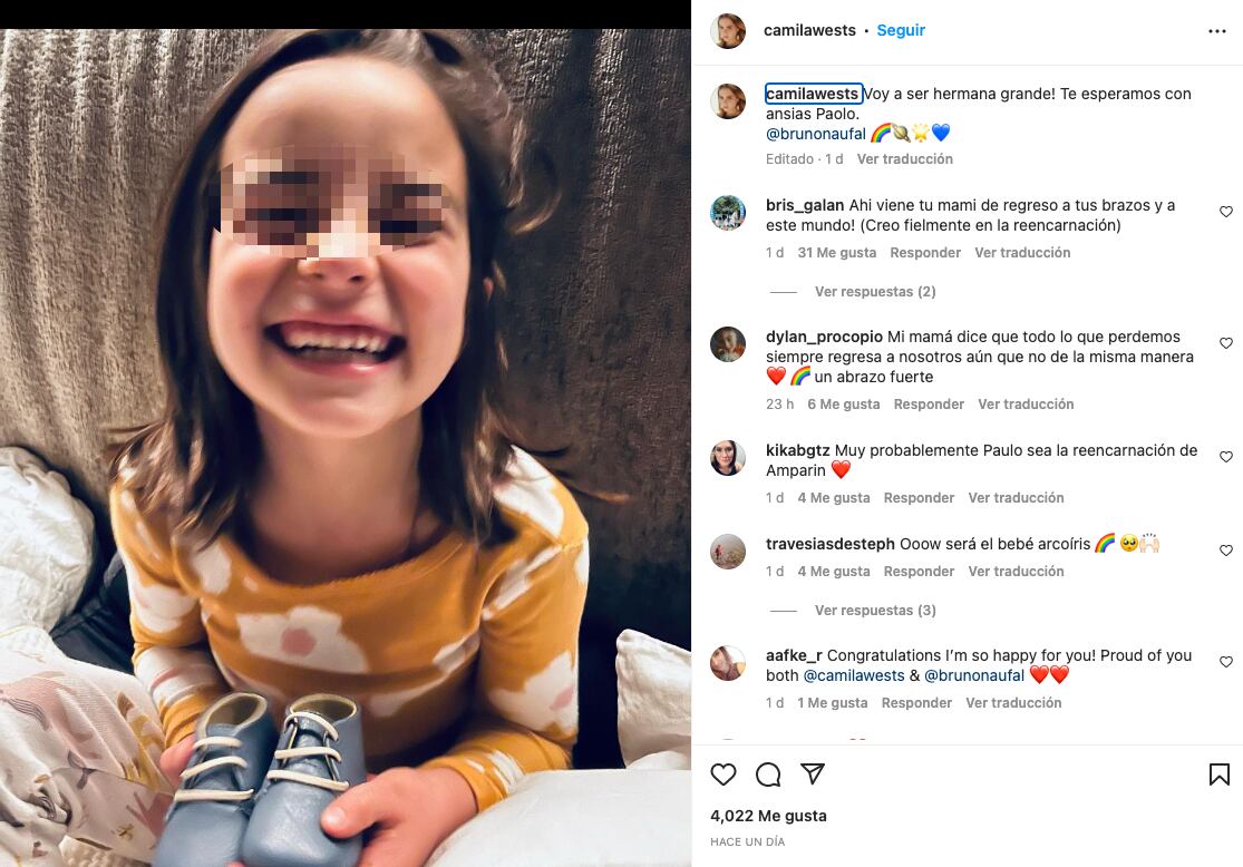 Camila West anuncia que será madre por segunda vez