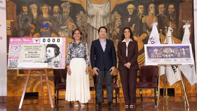 México rinde homenaje a maestros con estampilla postal y billete de Lotería