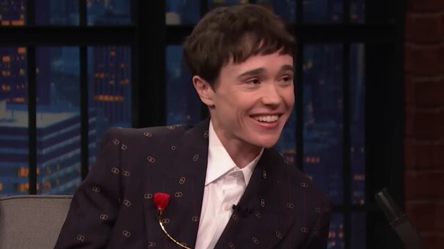 Elliot Page en ‘Late Night with Seth Meyers’