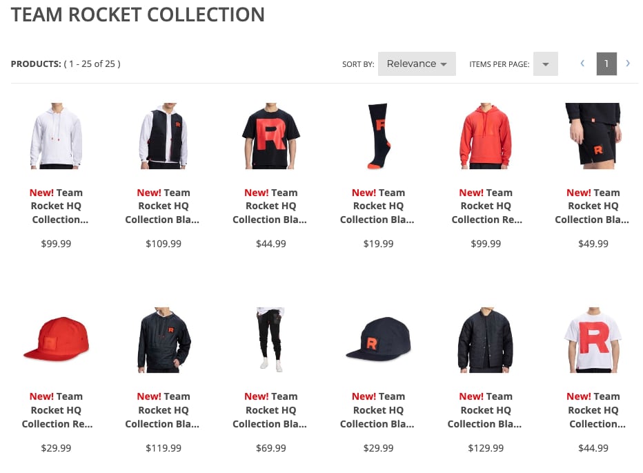 Pokémon lanza su colección del Equipo Rocket