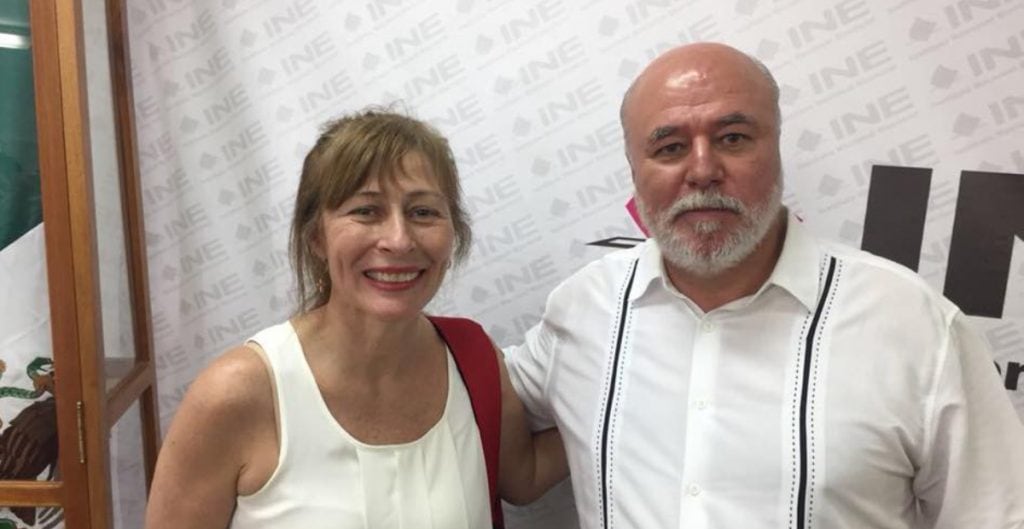Tatiana Clouthier y Manuel Clouthier