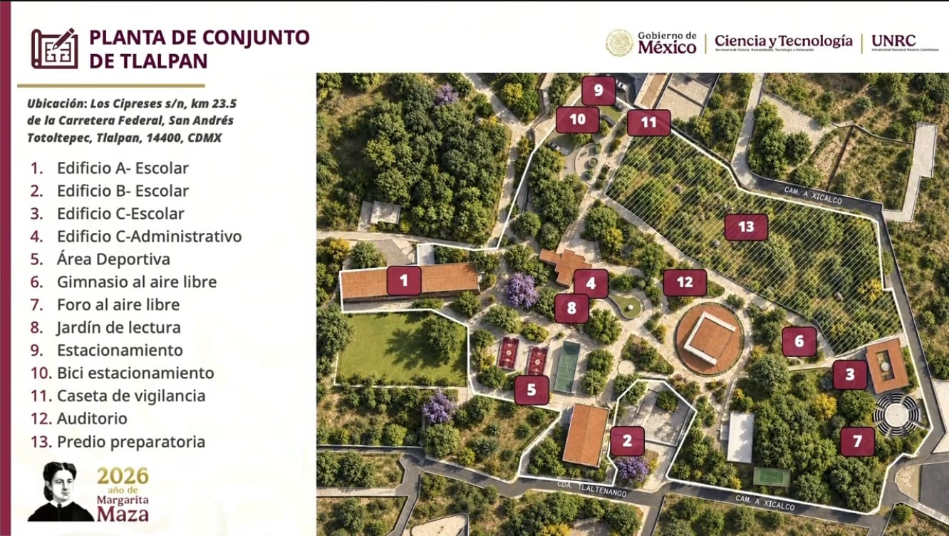 Nueva sede de la Universidad Rosario Castellanos en Tlalpan