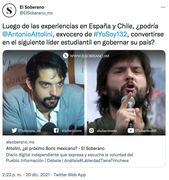 Tuits sobre Antonio Attolini