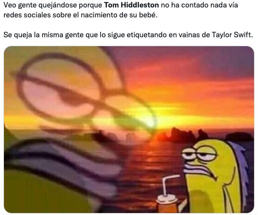 Tom Hiddleston ya sería papá y memes reaccionan