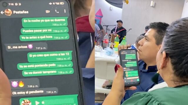 infidelidad de una mujer a su esposo con “Pestañas”