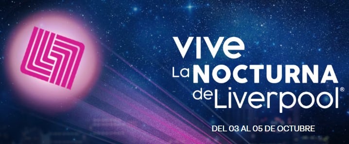 Liverpool venta nocturna en octubre 2025