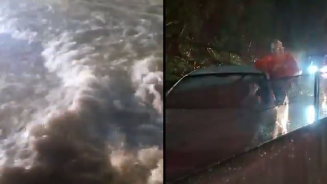 Deslave en la México-Toluca deja cierre en la carretera tras la lluvia.