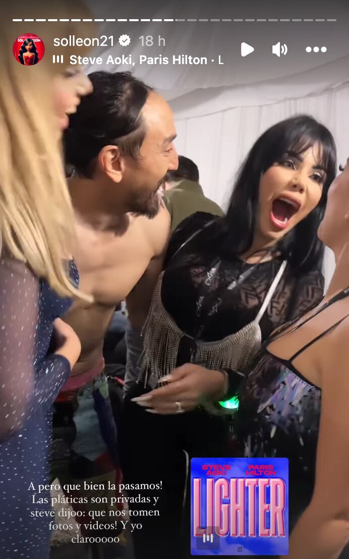 Miranda León, Steve Aoki y Sol León