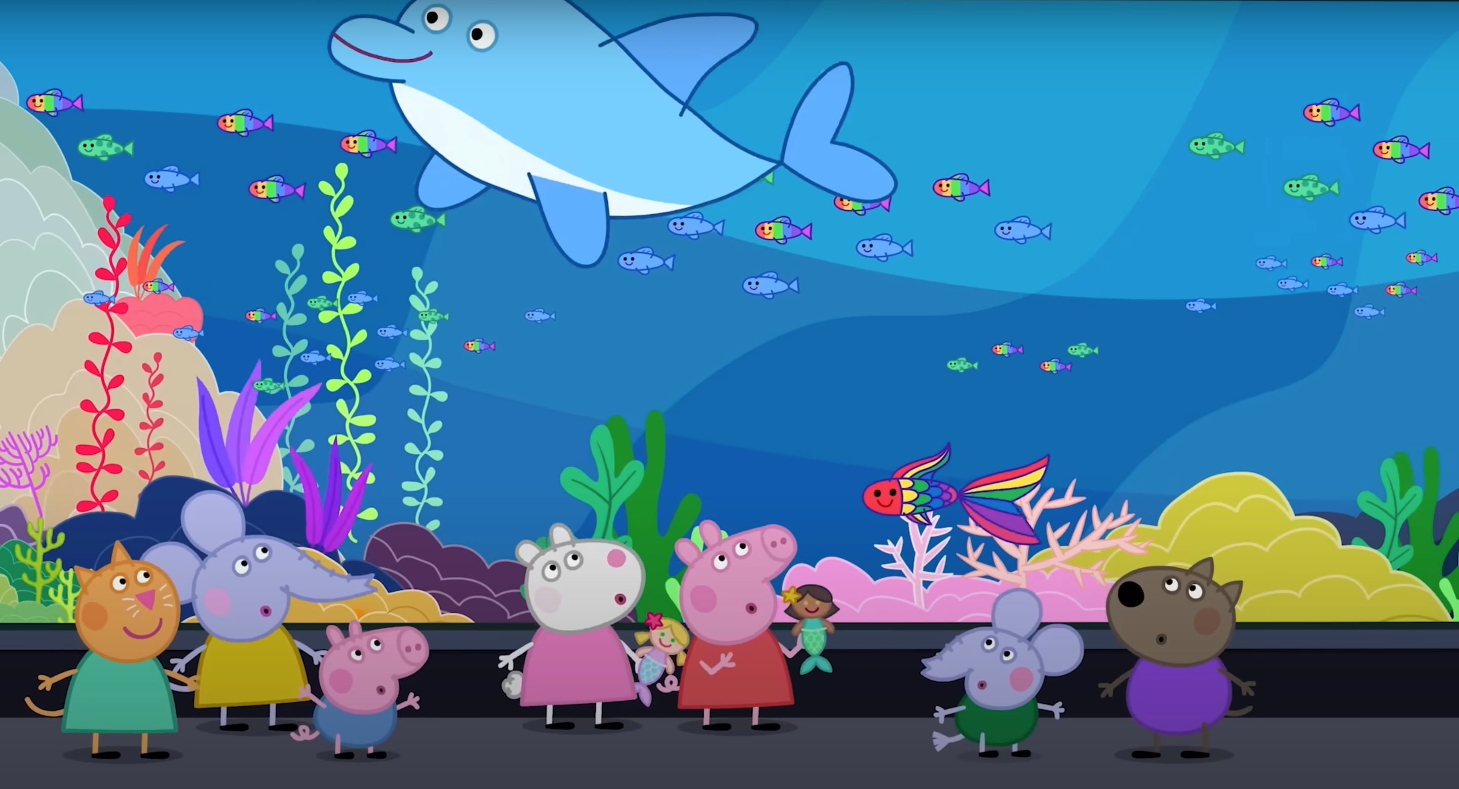 El capítulo completo en YouTube de Peppa Pig viaja al acuario por el Día Internacional del Pulpo