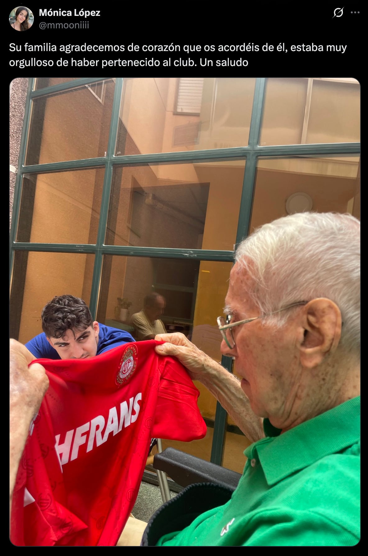 Familiar de Florentino López agradece gesto de Toluca